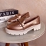 Mocassim Feminino Clássico Strass Cobre